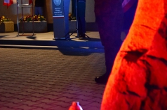 Na zdjęciu Zachodniopomorska Kurator Oświaty przemawiająca przy mównicy