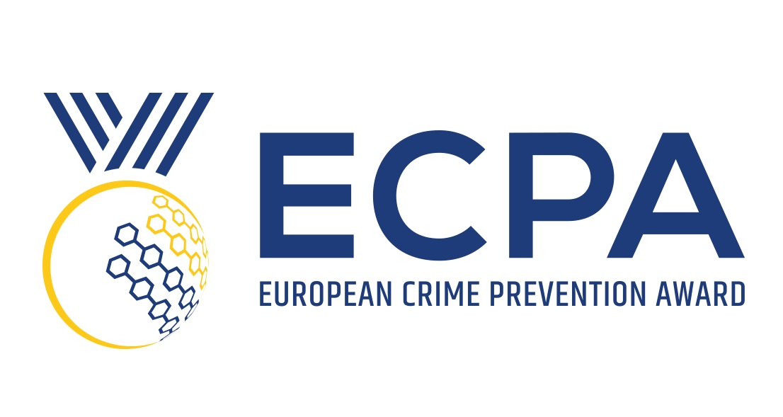 Logotyp Europejskiej Sieci Zapobiegania Przestępczości