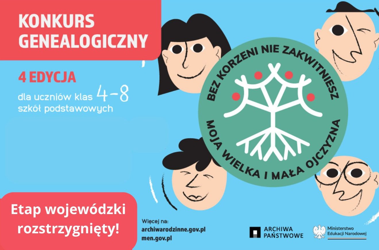 Rysunek przedstawiający cztery osoby, jasne barwy. Zawiera treści znajdujęce sie w treści informacji
